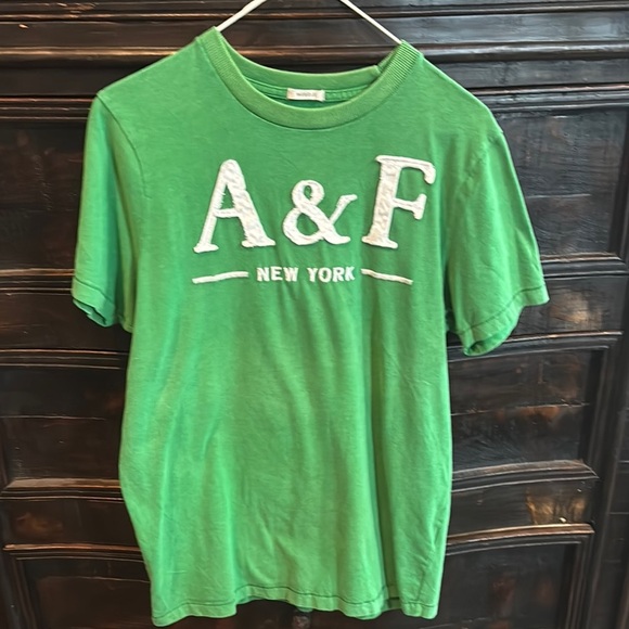 Abercrombie & Fitch Green Crewneck - Picture 1 of 2